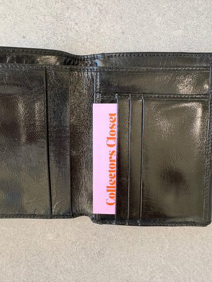 Fendi Black Canvas and Leather Wallet