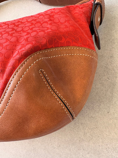 Coach Soho Monogram Bag Red
