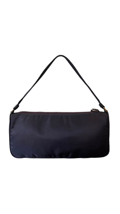 Prada Nylon Tessuto Accessory Pouch Dark Purple