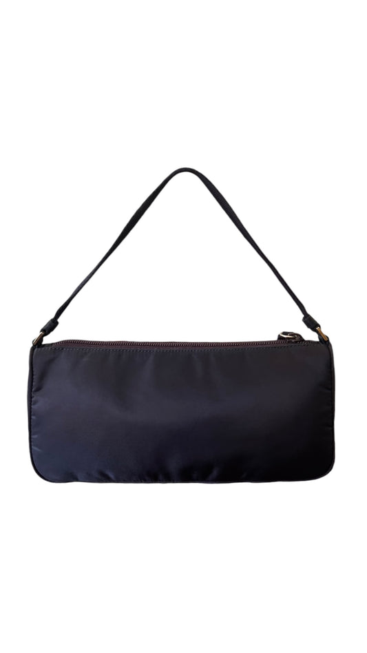 Prada Nylon Tessuto Accessory Pouch Dark Purple