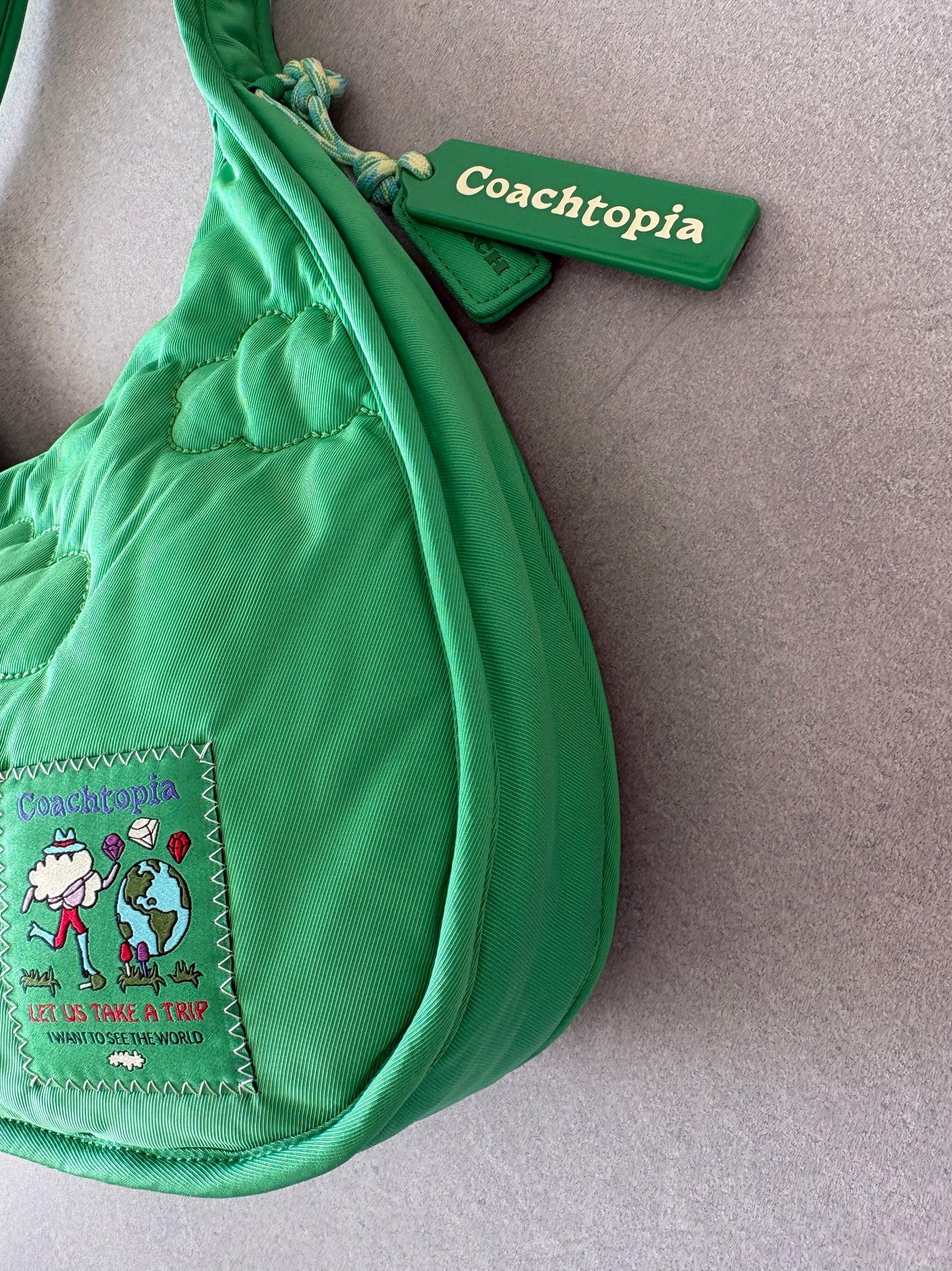 Coachtopia Ergo Bag Green Shoulder Bag