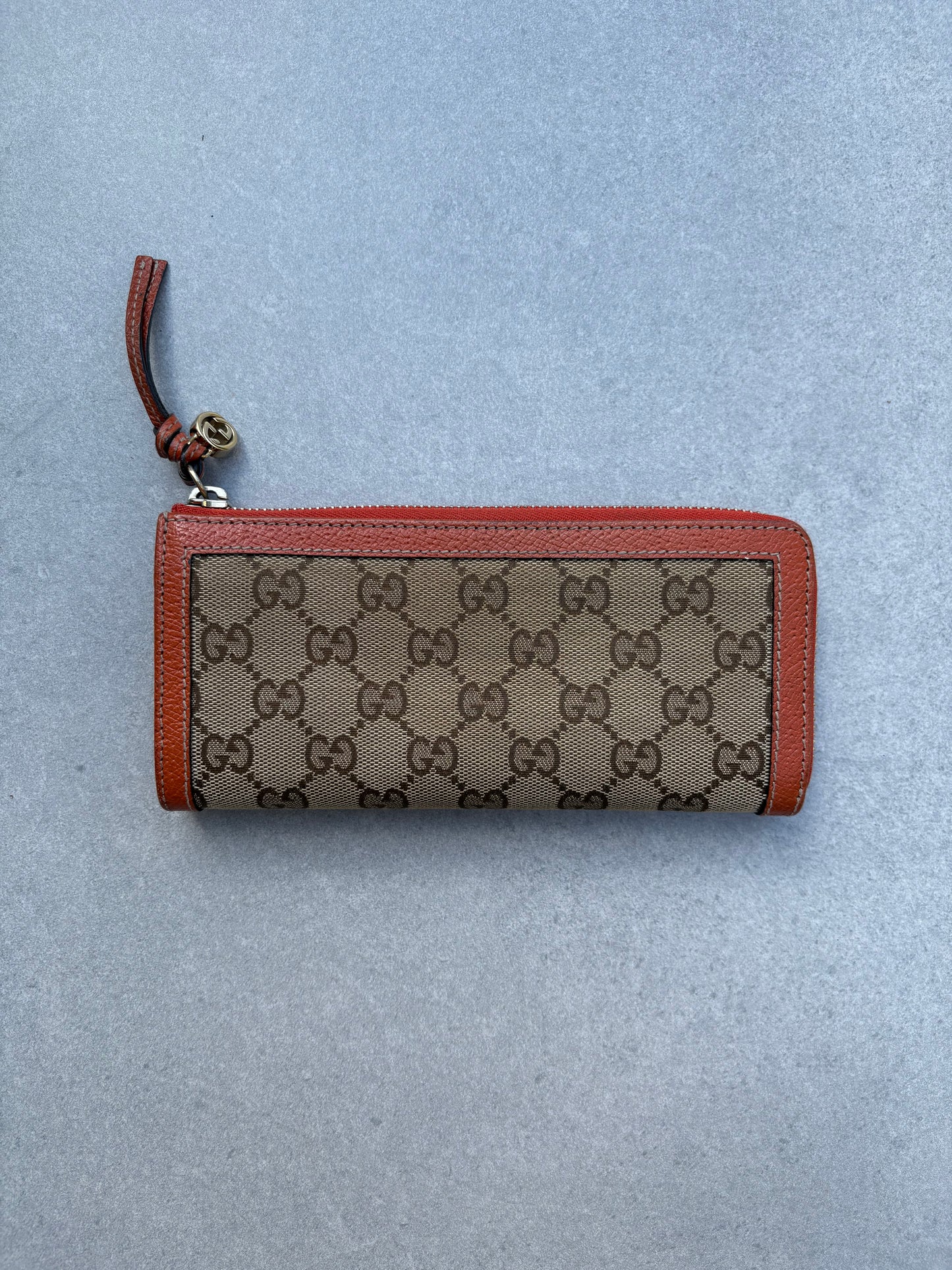 Gucci Biege and Orange Wallet