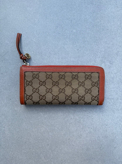 Gucci Biege and Orange Wallet