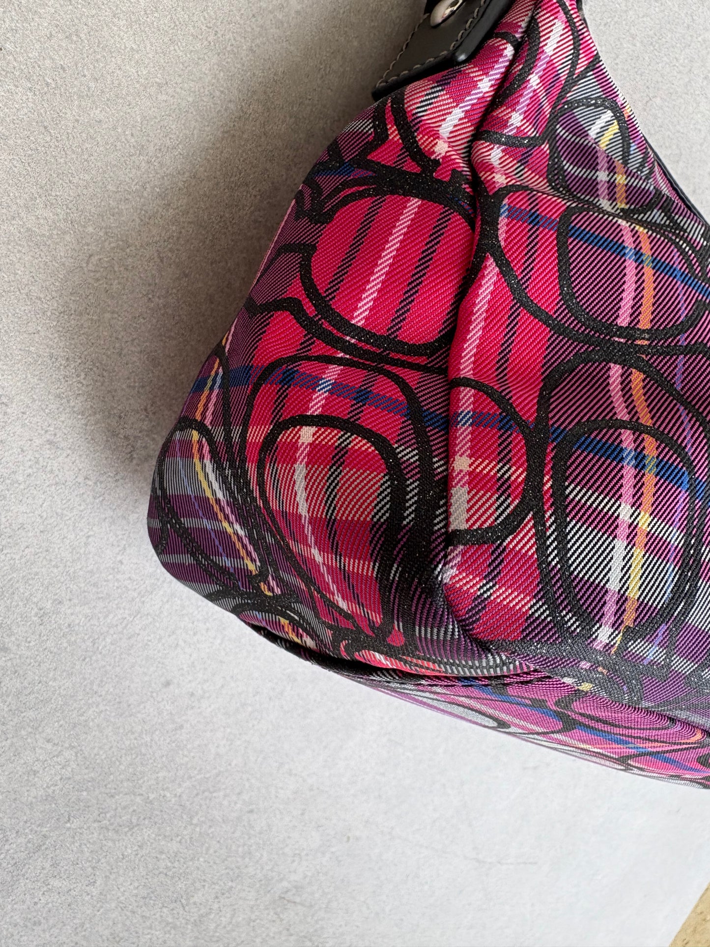 Coach Poppy Tartan Shoulder Bag