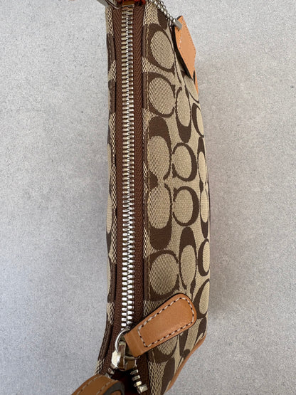 Coach Signature Demi Tan Shoulder Bag