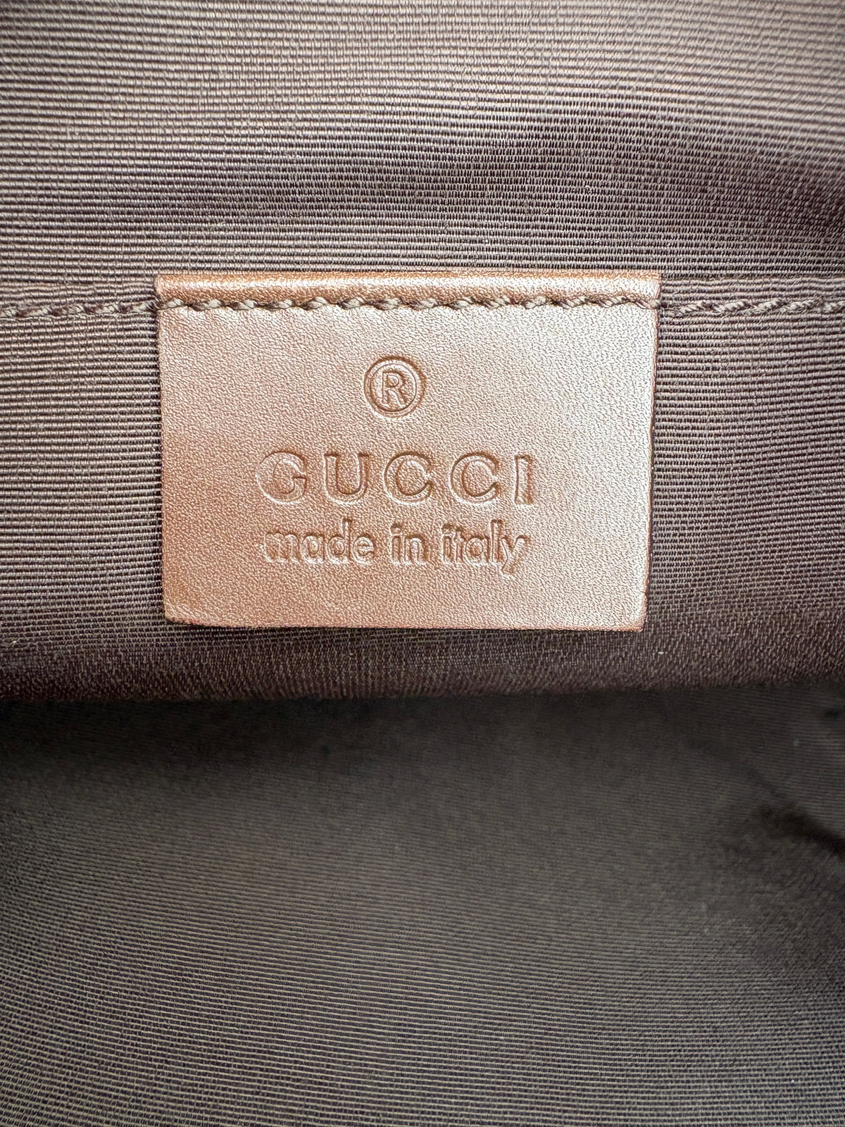 Gucci Brown GG Canvas and Leather Shoulder Bag