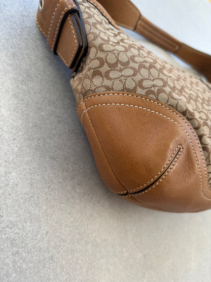 Coach Soho Monogram Bag Brown with Dustbag