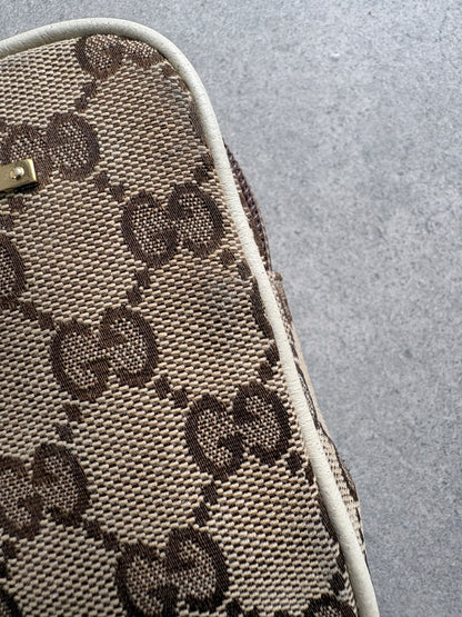 Gucci Biege and White Pouch
