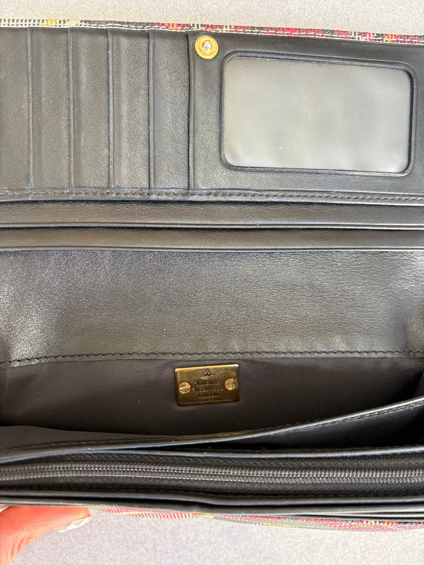 Vivienne Westwood Tartan Long Wallet