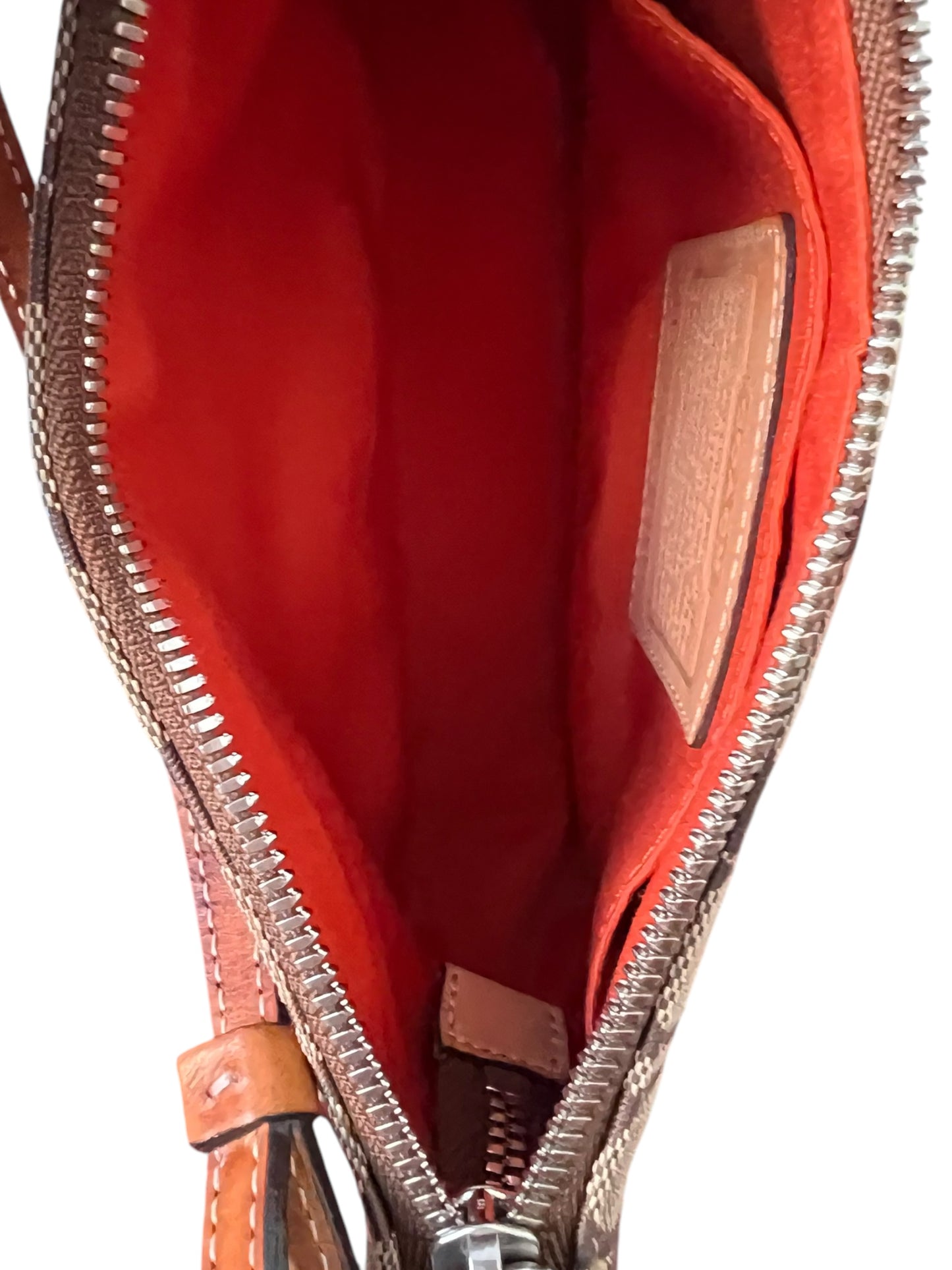 Coach Signature Demi Tan with Coach Charm