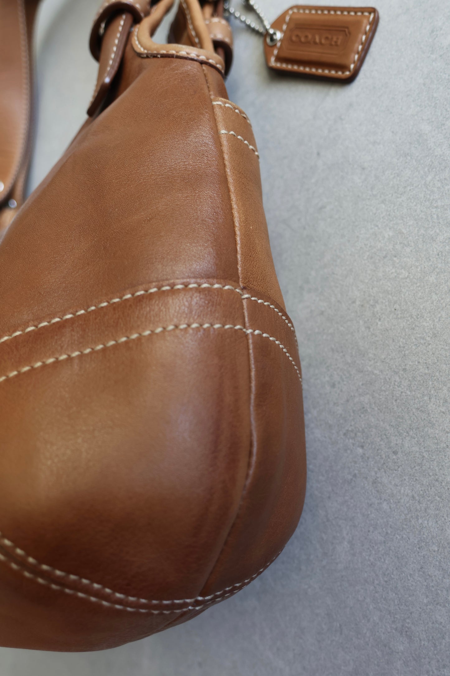 Coach Soho Brown Hobo Leather Shoulder Bag