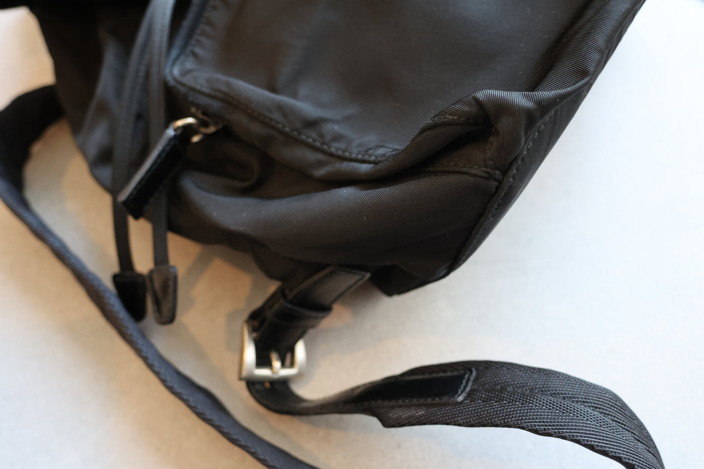 Prada Black Re-edition 2000 Nylon Backpack