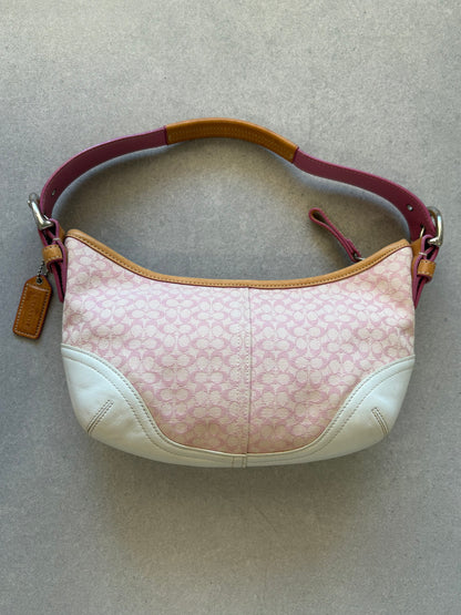 Coach Soho Shoulder Bag Pink Monogram