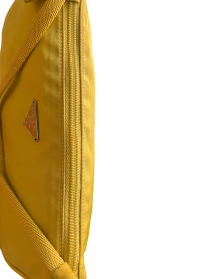Prada Nylon Tessuto Accessory Pouch Yellow