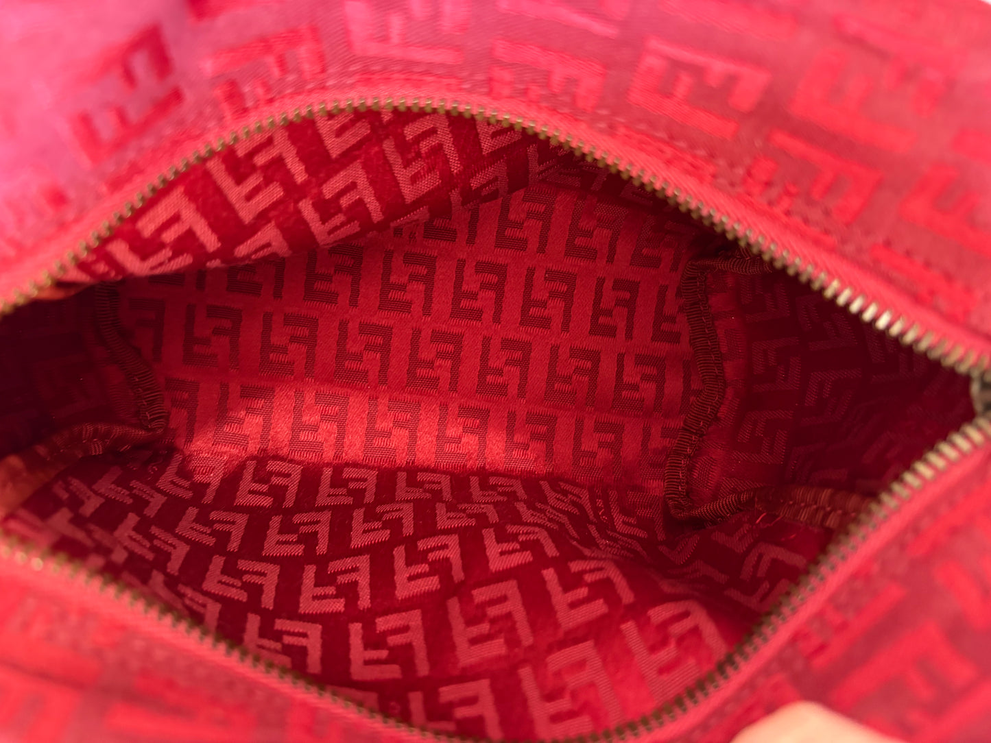 Fendi Mini Zucchico Bag Red