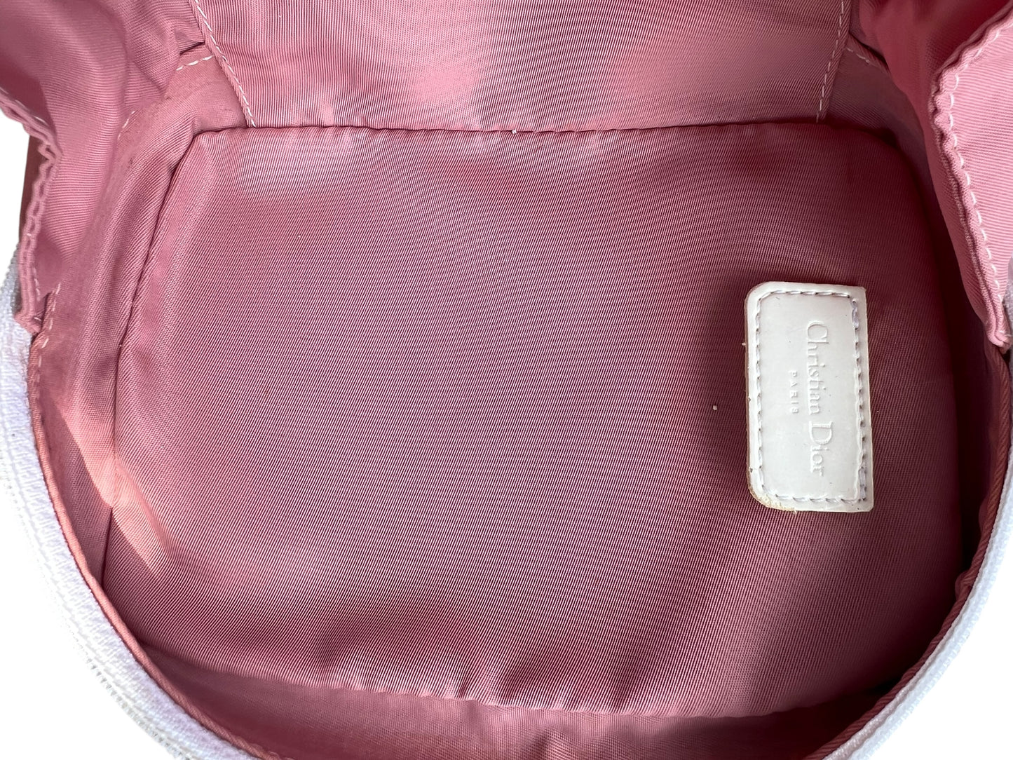 Dior Trotter Canvas Pouch Pink