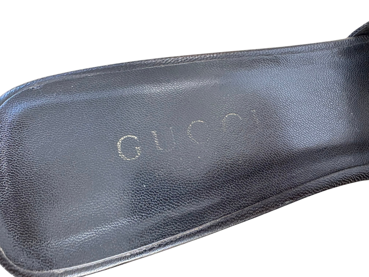 Gucci Mules Black Monogram Size 37.5