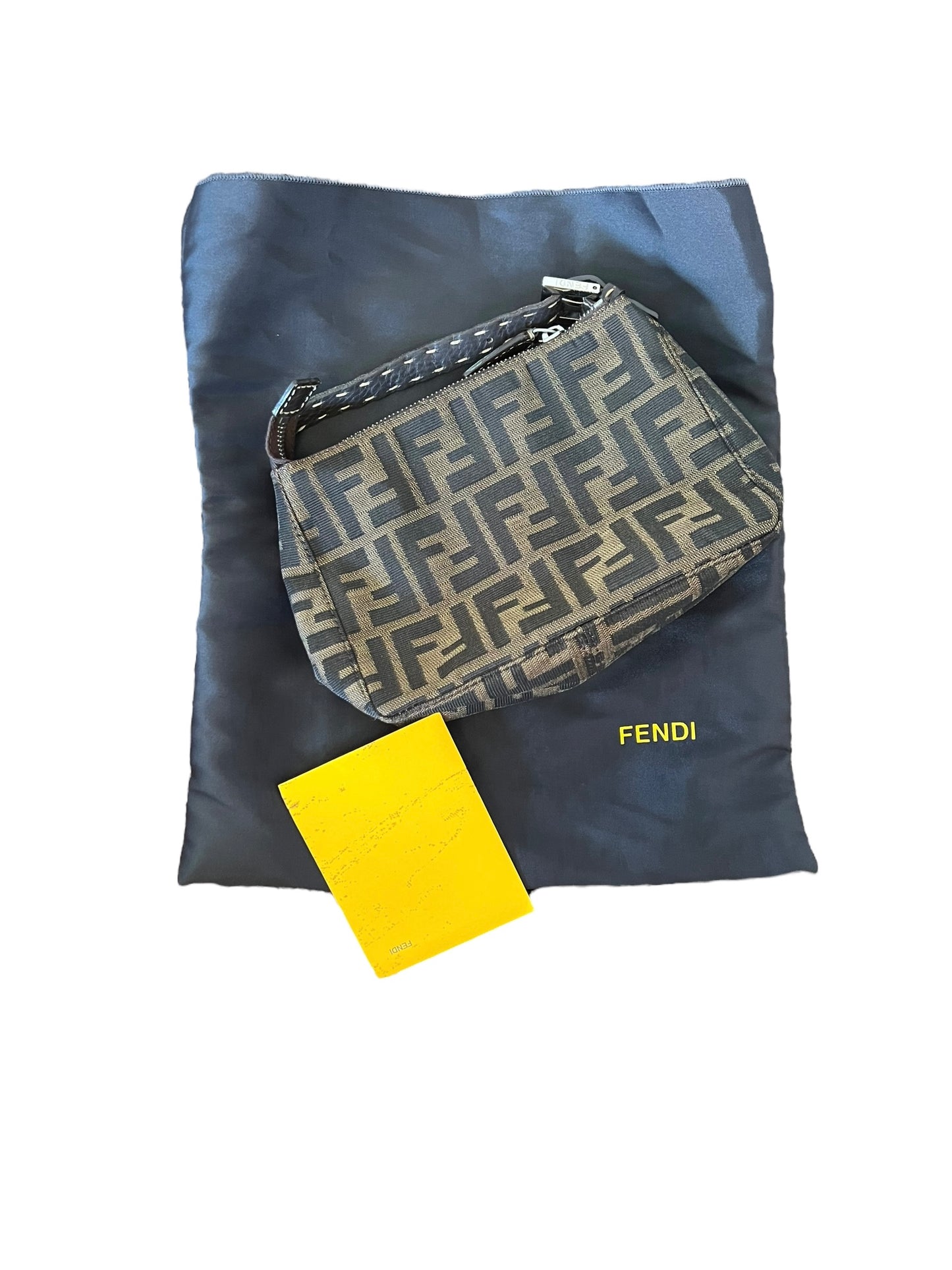 Fendi Zucca Mini Baguette Bag