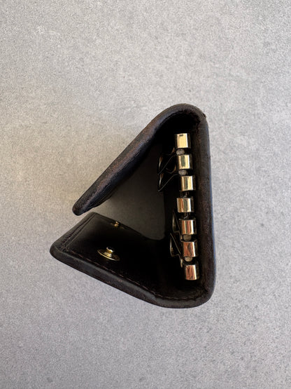 Fendi Zucca Canvas and Leather Key Holder