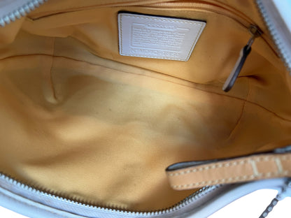 Coach Yellow Signature Monogram Shoulder Bag