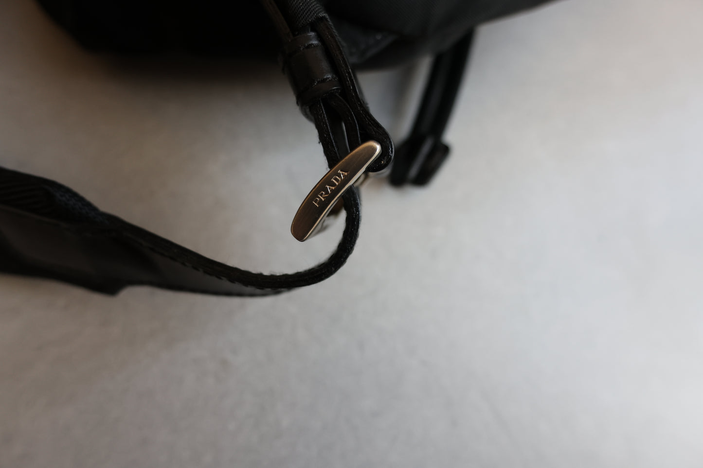 Prada Black Re-edition 2000 Nylon Backpack