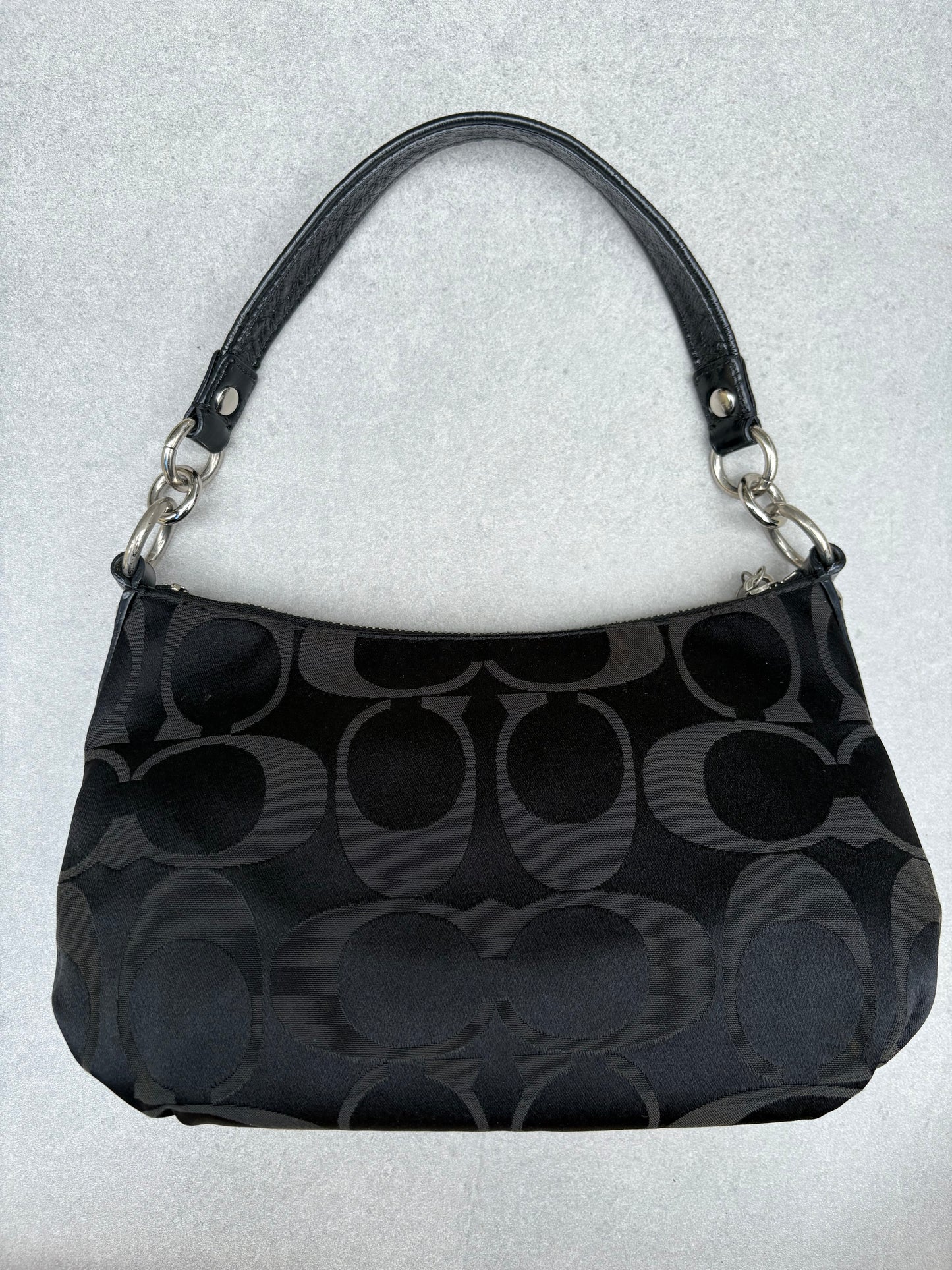 Coach Poppy Black Poppy Two-Way Handbag
