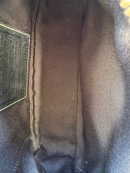 Coach Signature Monogram Demi Black