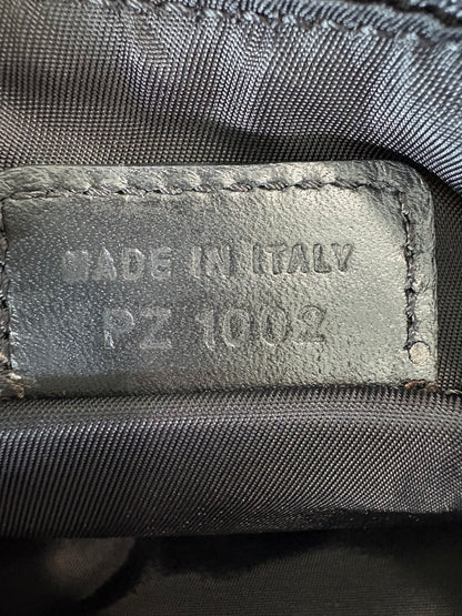 Christian Dior 2000s Black Trotter Monogram Shoulder Bag
