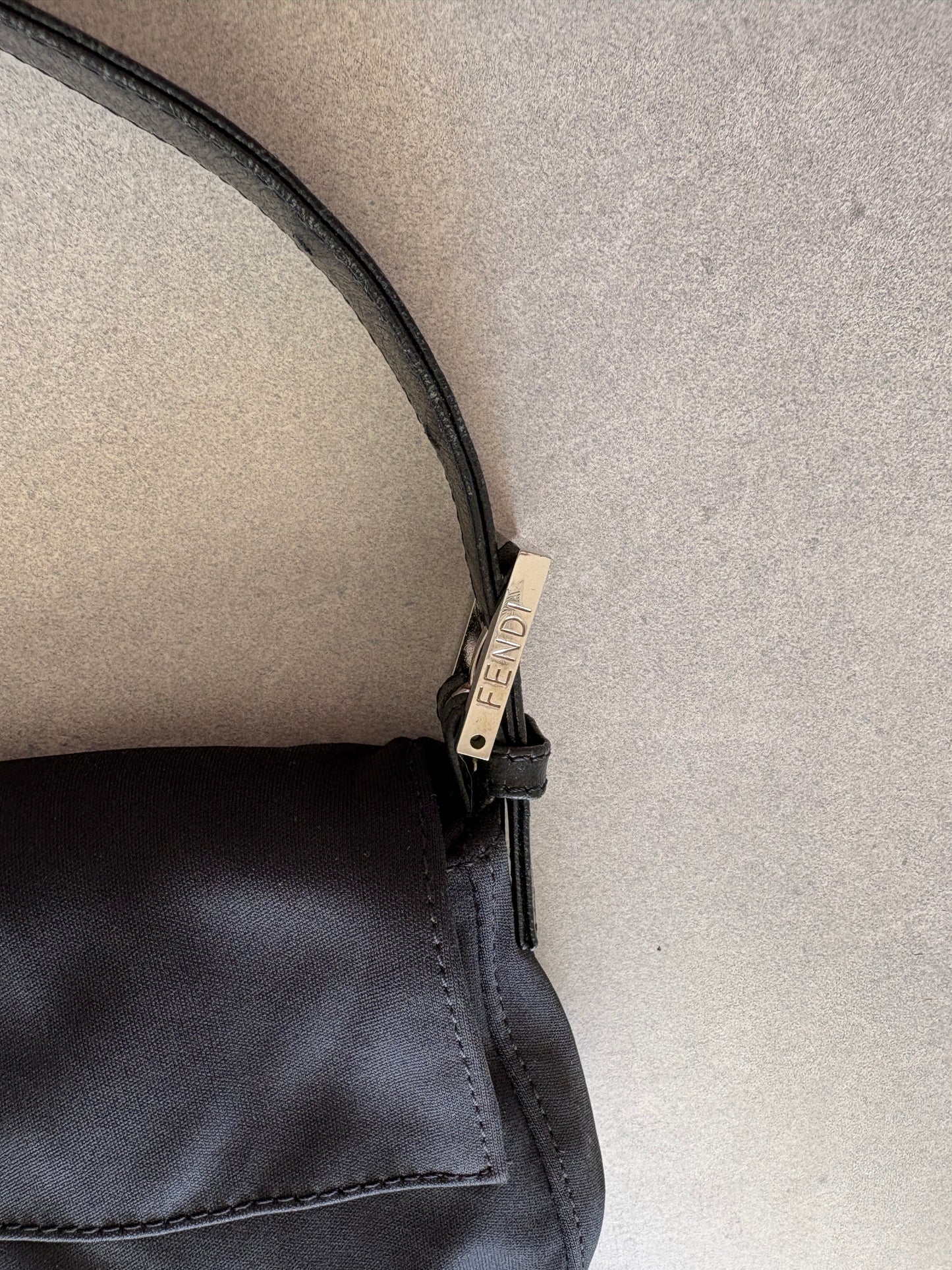 Fendi Baguette Shoulder Bag Black