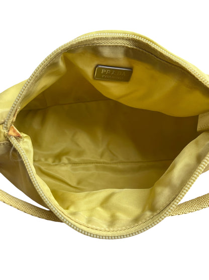Prada Nylon Tessuto Accessory Pouch Yellow