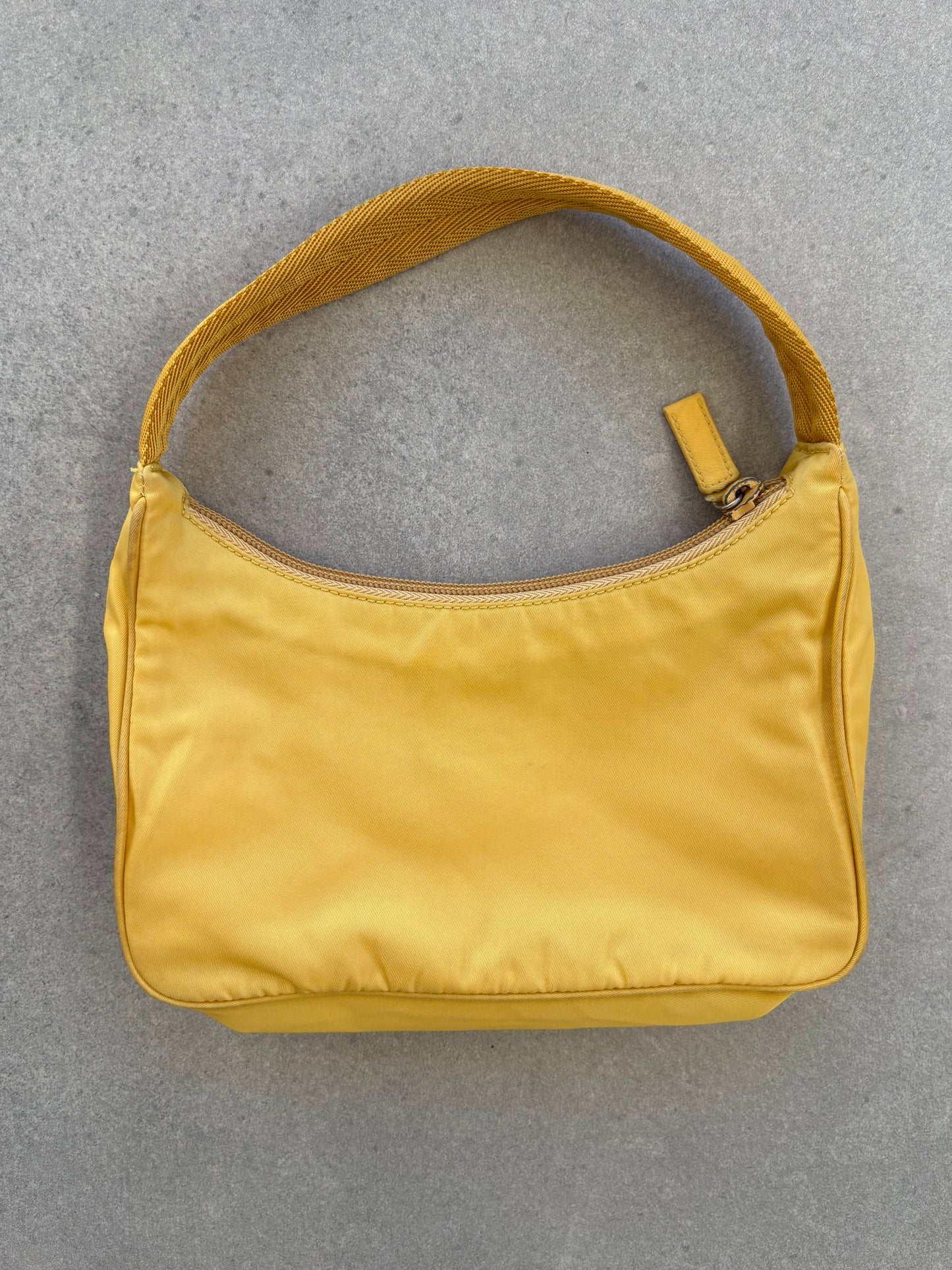 Prada Yellow Re-edition 2000 Nylon bag