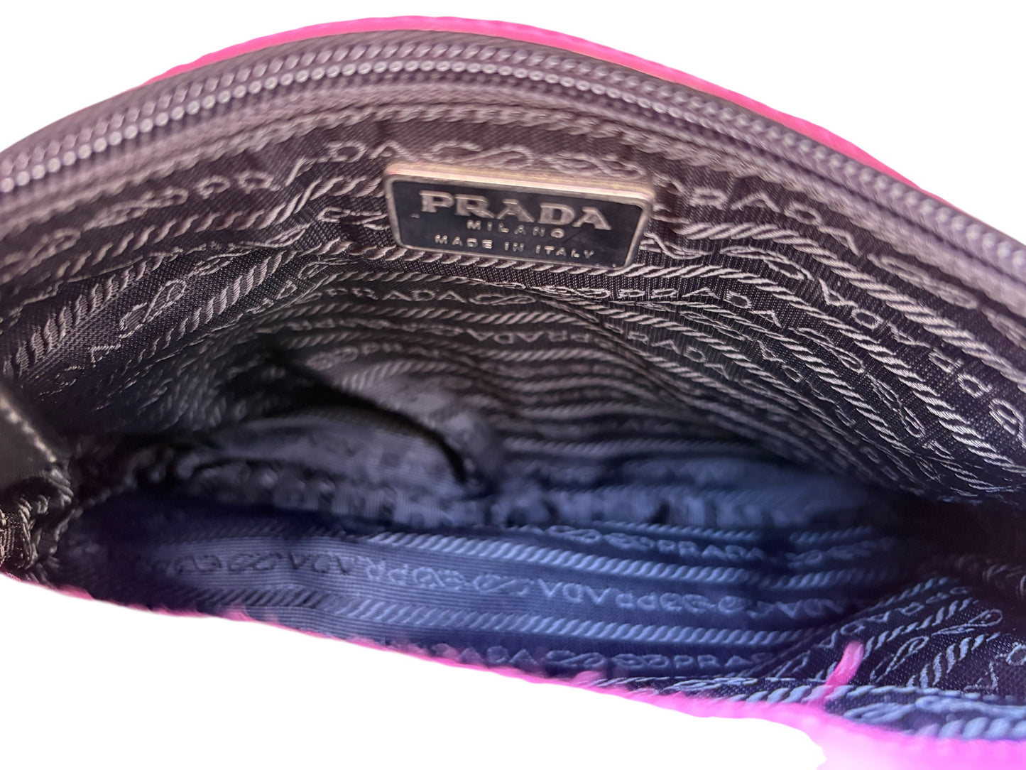 Prada Knit Shoulder Tote Bag Pink