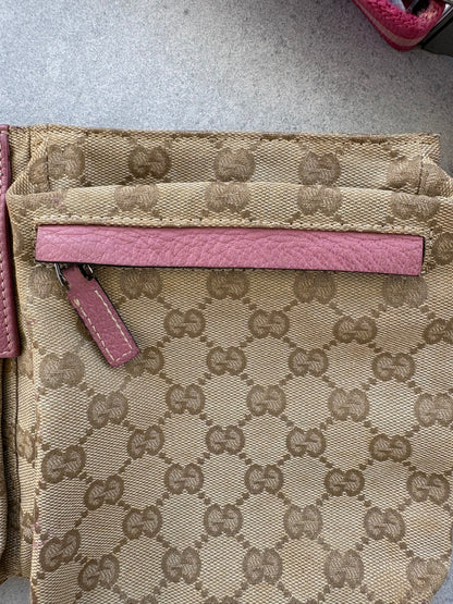 Gucci Belt Bag Pink and Beige