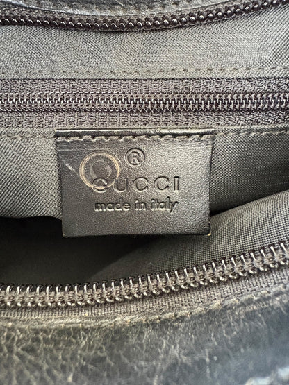 Gucci Black Canvas Shoulder Bag