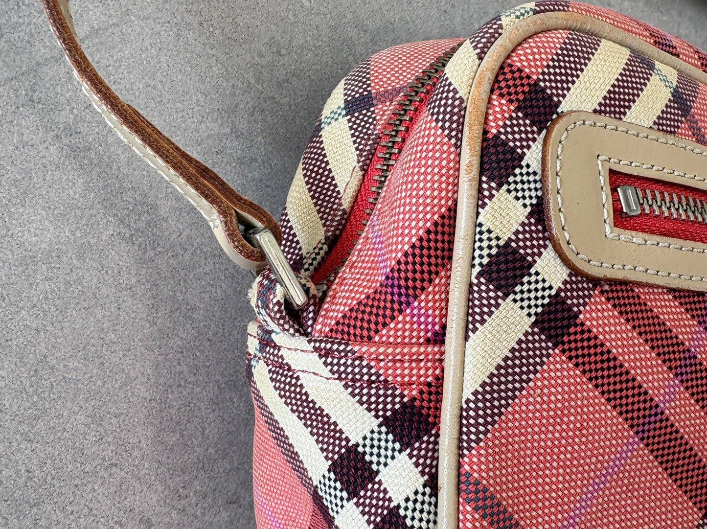 Burberry Pink Nova Check Crossbody