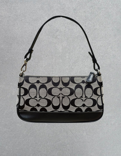 Coach Signature Monogram Demi Black