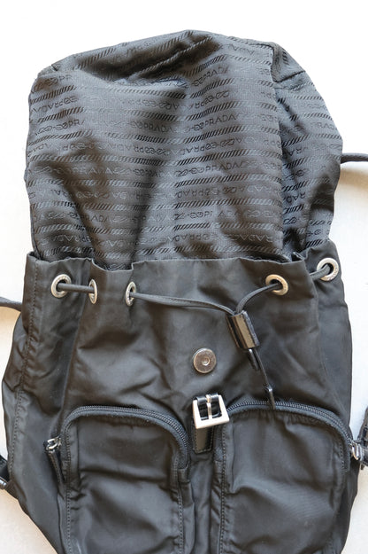 Prada Black Re-edition 2000 Nylon Backpack