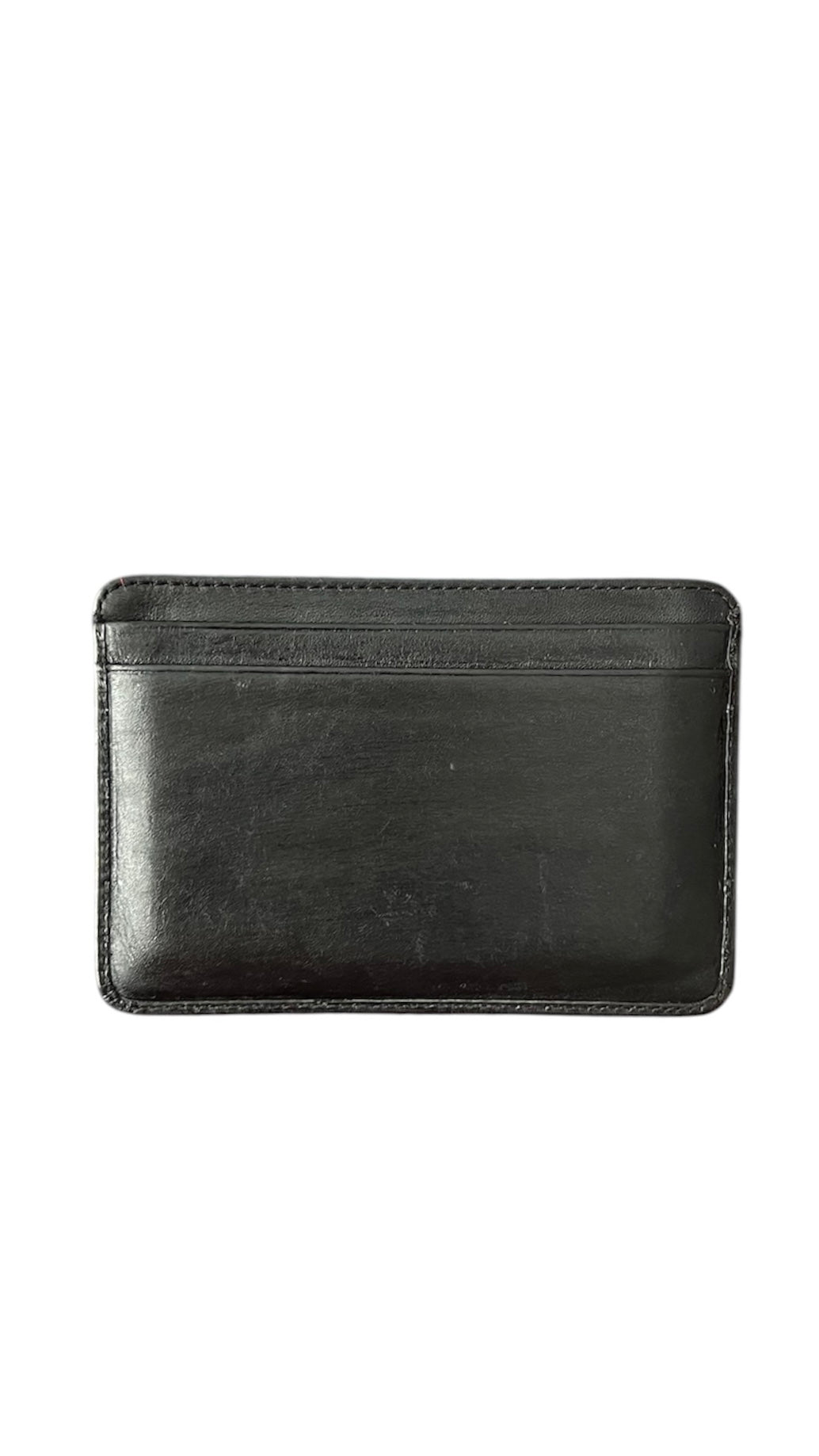 Chanel Black Quilted Lambskin Cambon Card Holder