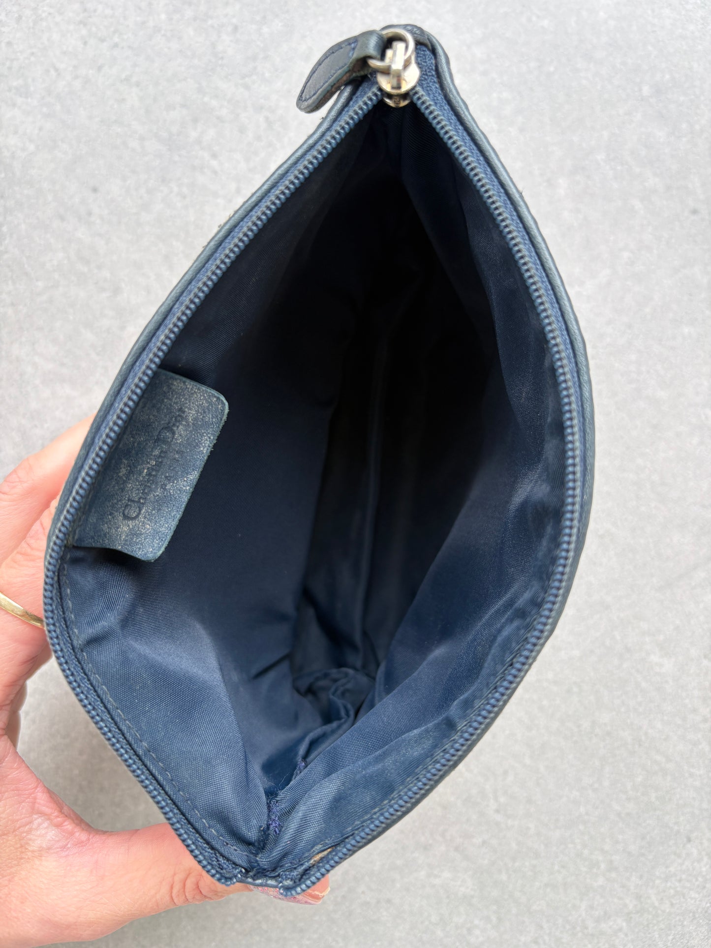 Dior Trotter Navy Pouch