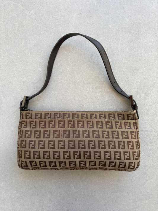 Fendi Baguette Shoulder Bag Zucchino