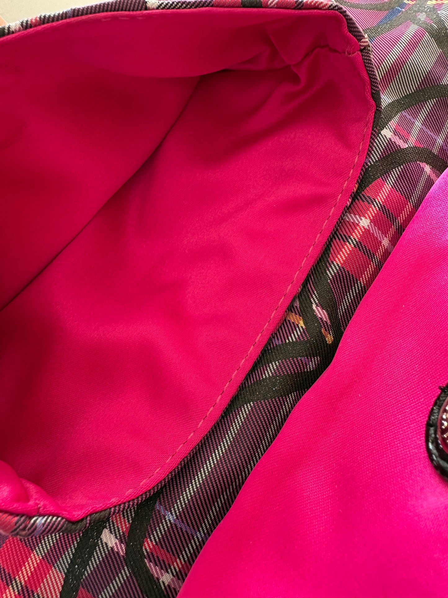 Coach Poppy Tartan Shoulder Bag