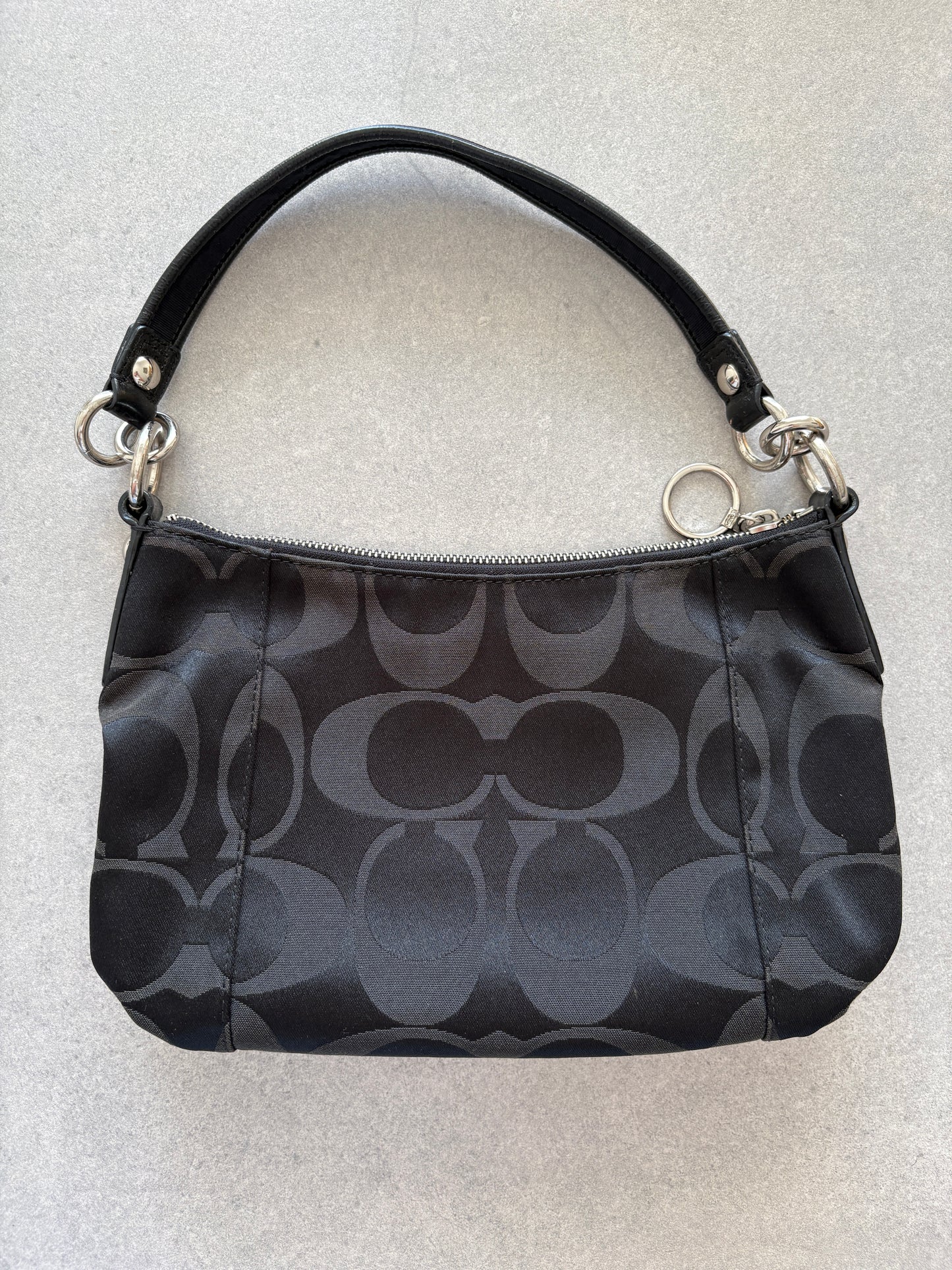 Coach Poppy Black Poppy Two-Way Handbag