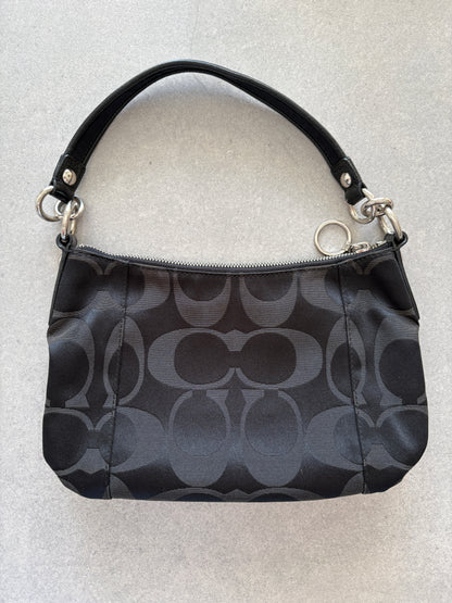 Coach Poppy Black Poppy Two-Way Handbag