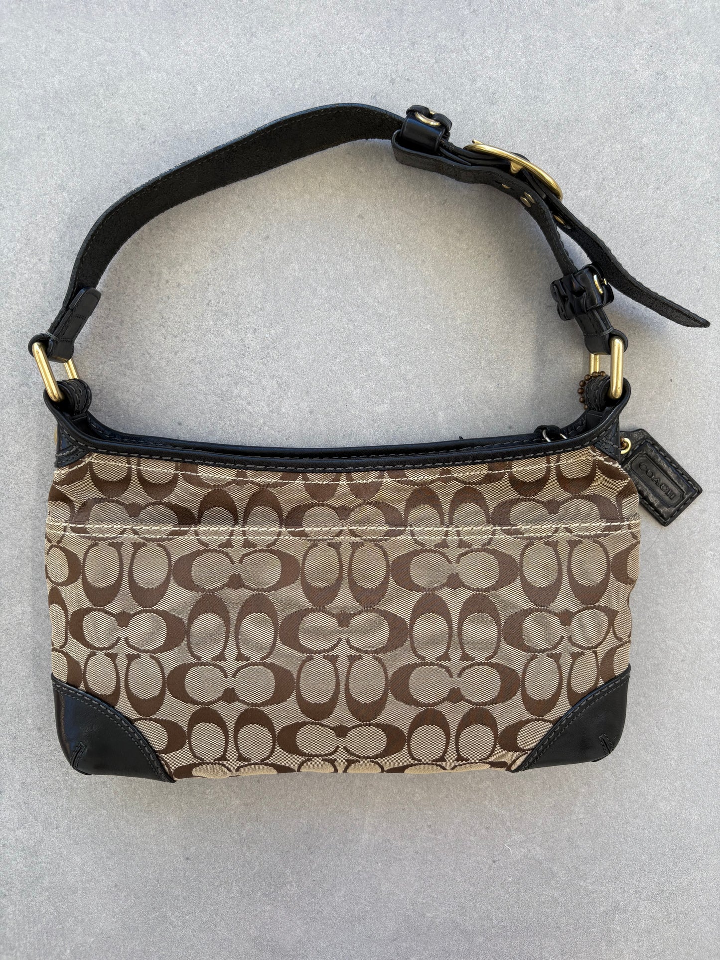 Coach Bleeker Bag in Brown Monogram Signature Print