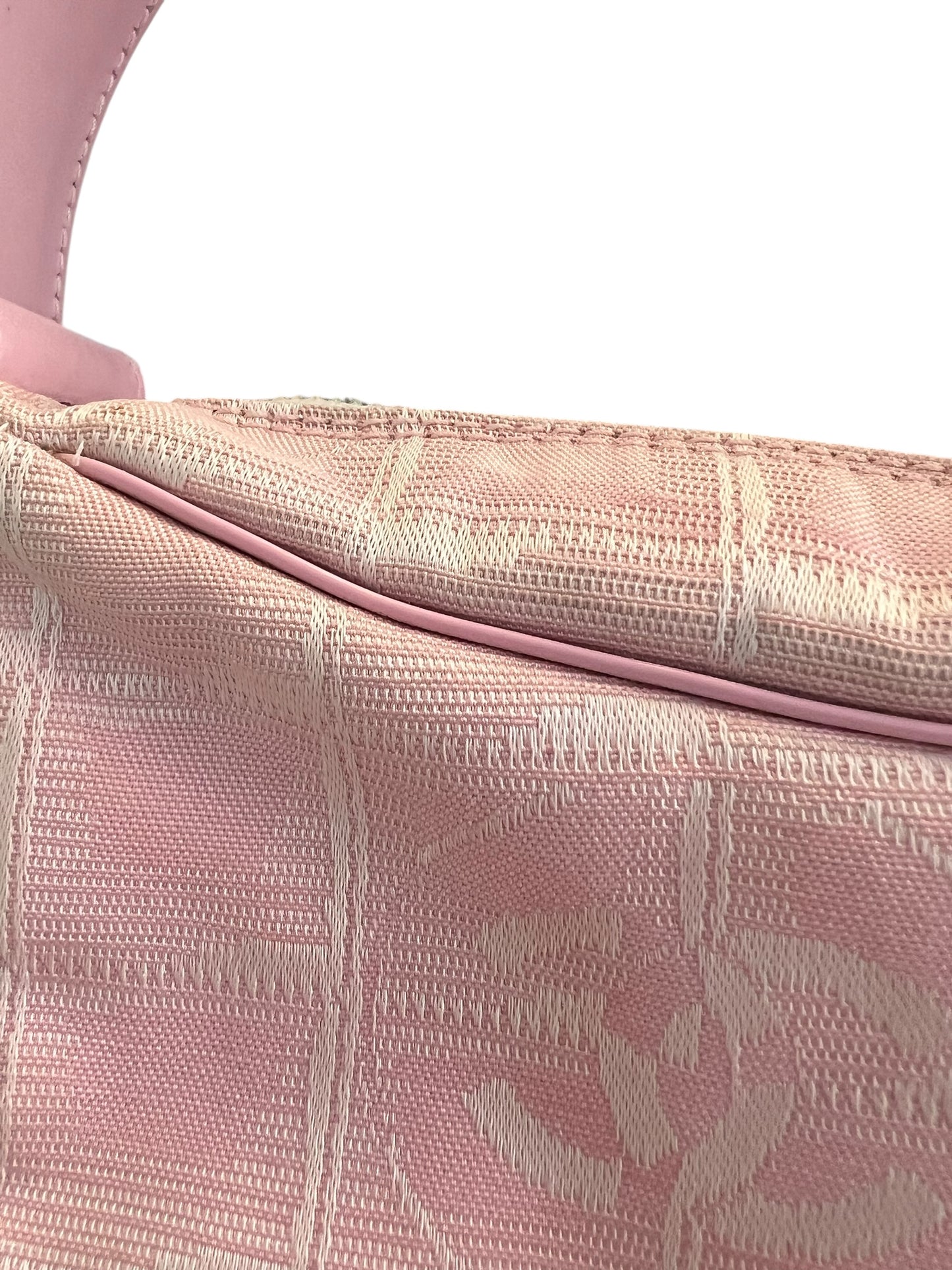 Chanel Pink Travel Line Shoulder Bag 2000s