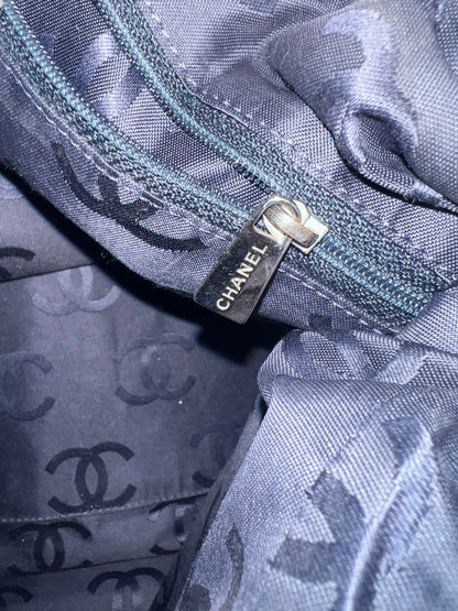 Chanel CC Denim Hobo Shoulder Bag