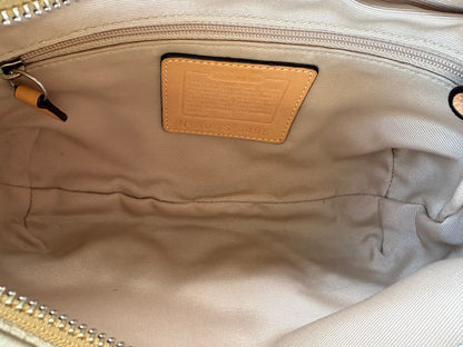 Coach Soho Monogram Bag Brown and Gold