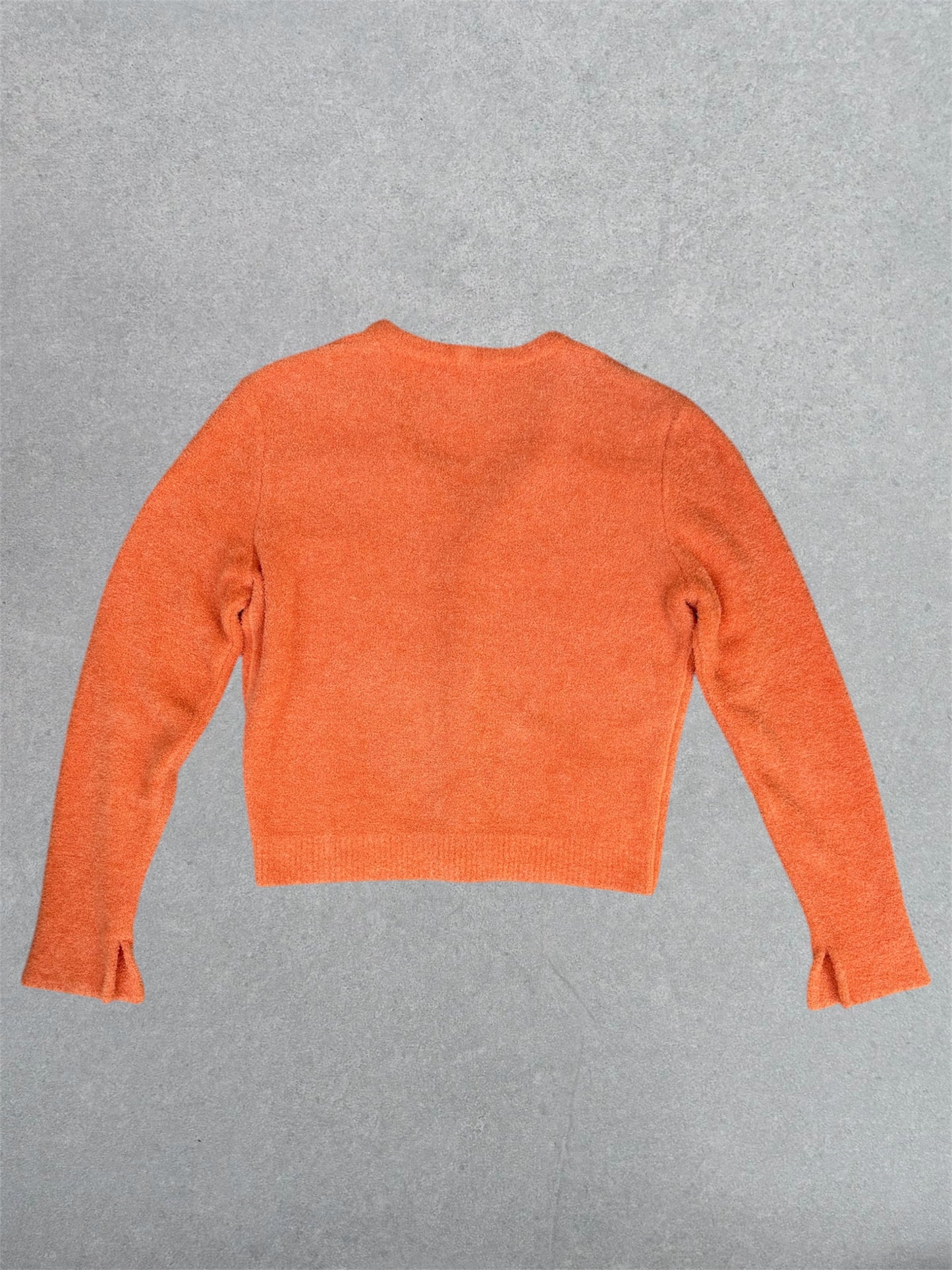 Chanel Orange Cardigan Size M