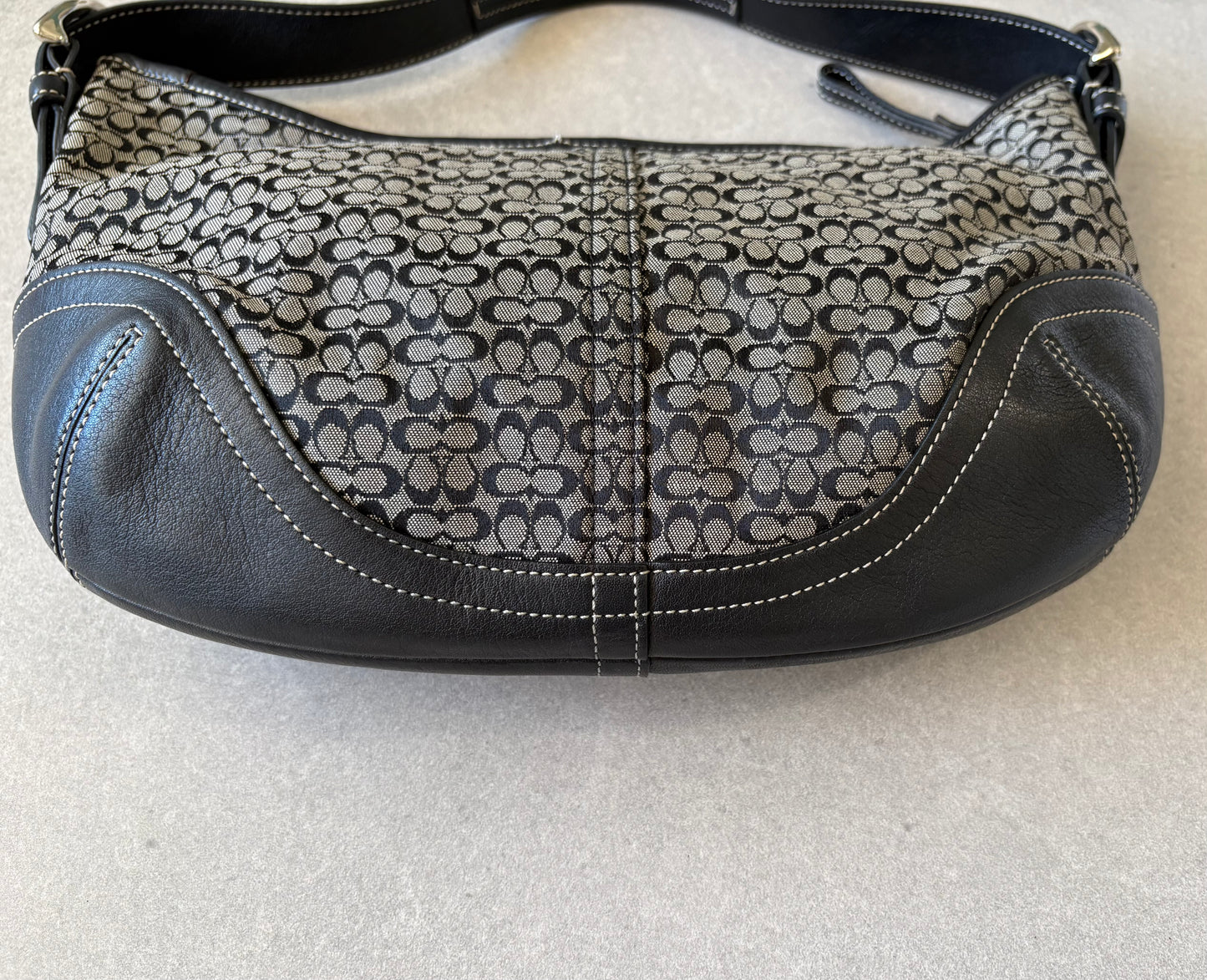 Coach Soho Shoulder Bag Black Monogram