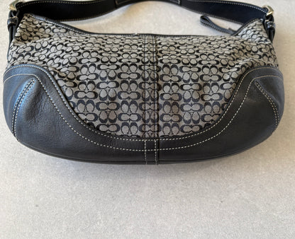 Coach Soho Shoulder Bag Black Monogram